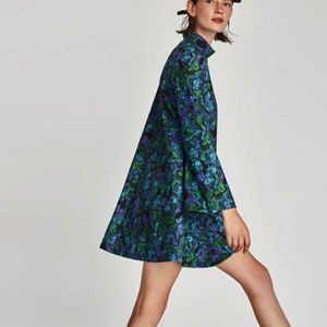 Zara Floral Printed Dress size S